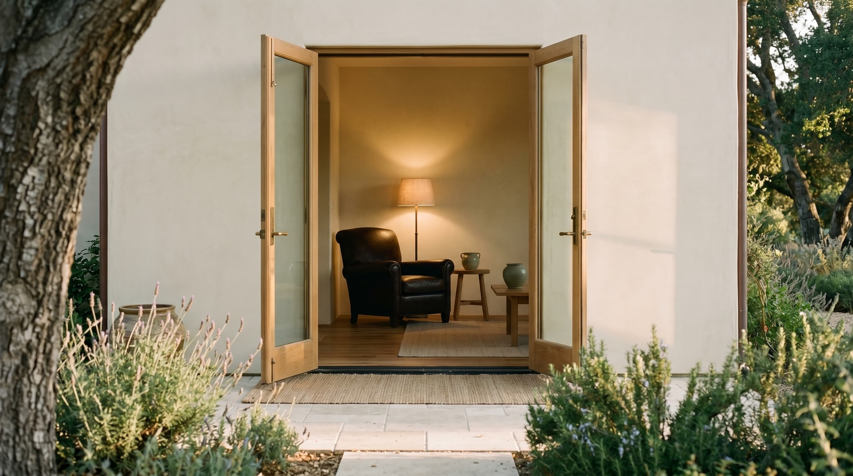 Casa de la Cresta at golden hour — Cerro Studio client portal