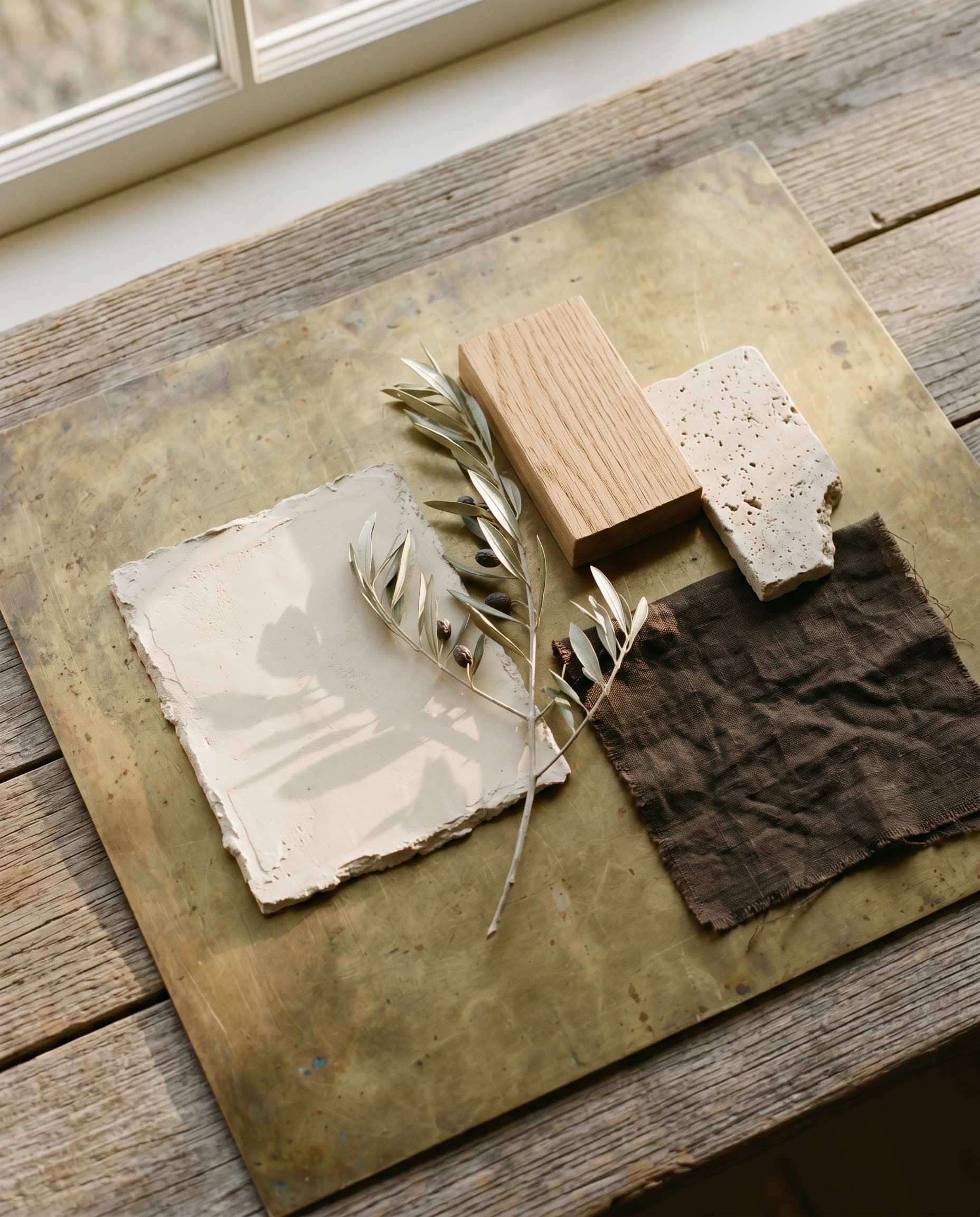 Warm Minimalism — mood board