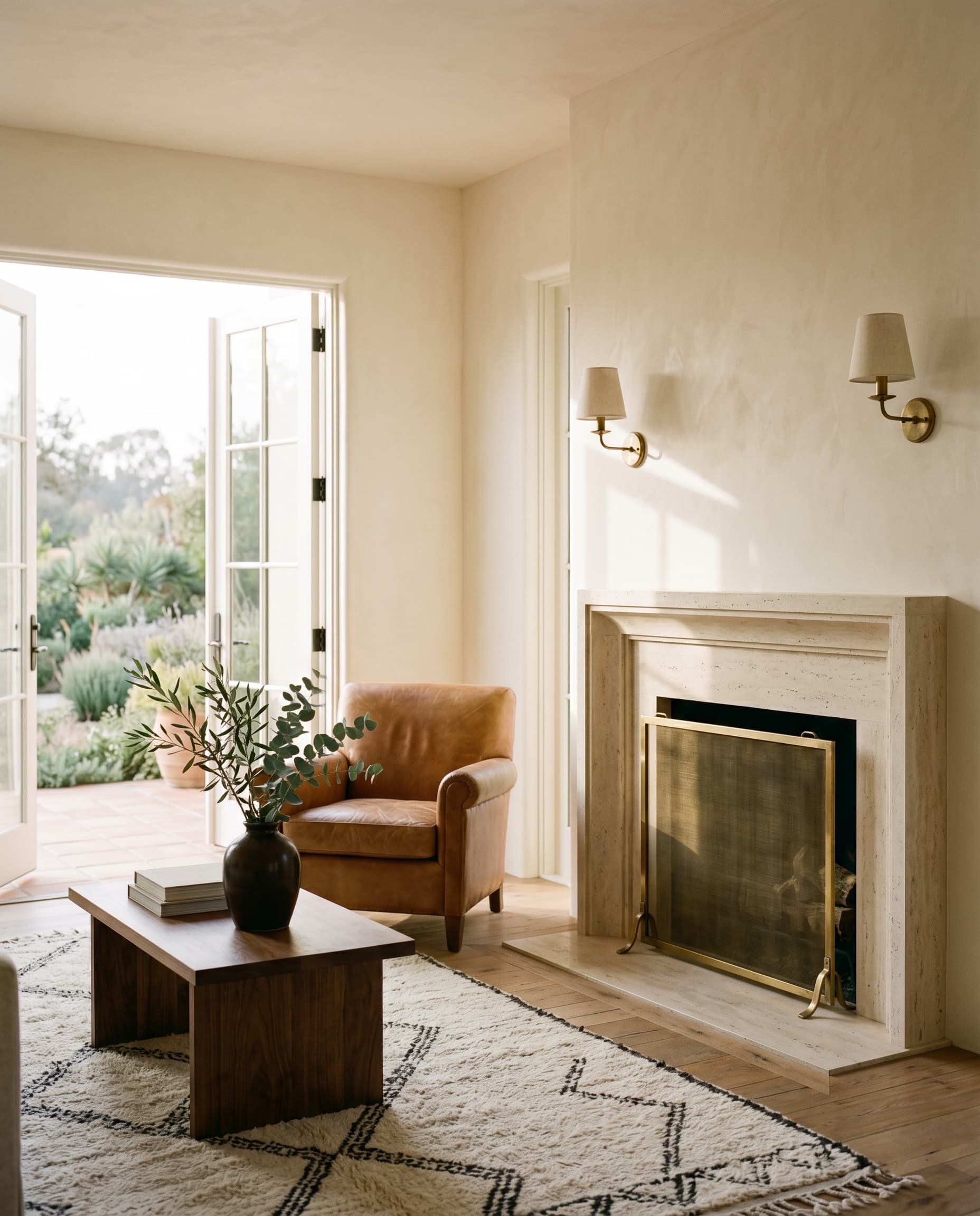 Casa de la Cresta, Montecito — living room