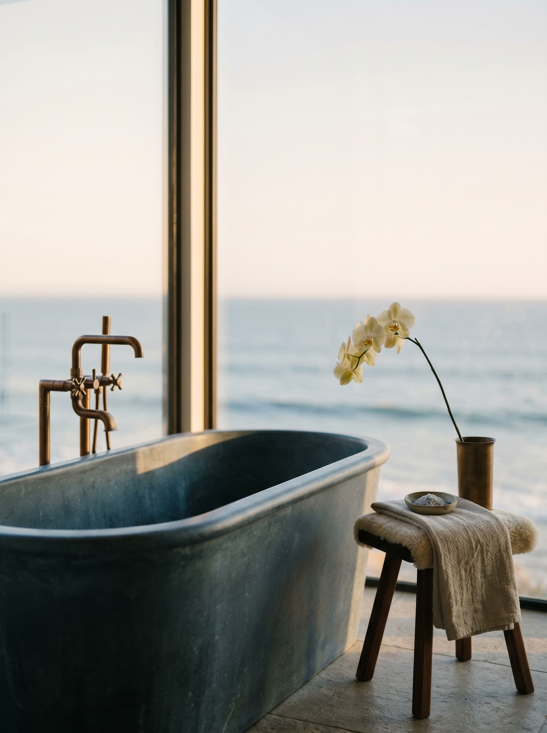 Las Palmas Ridge — primary bath