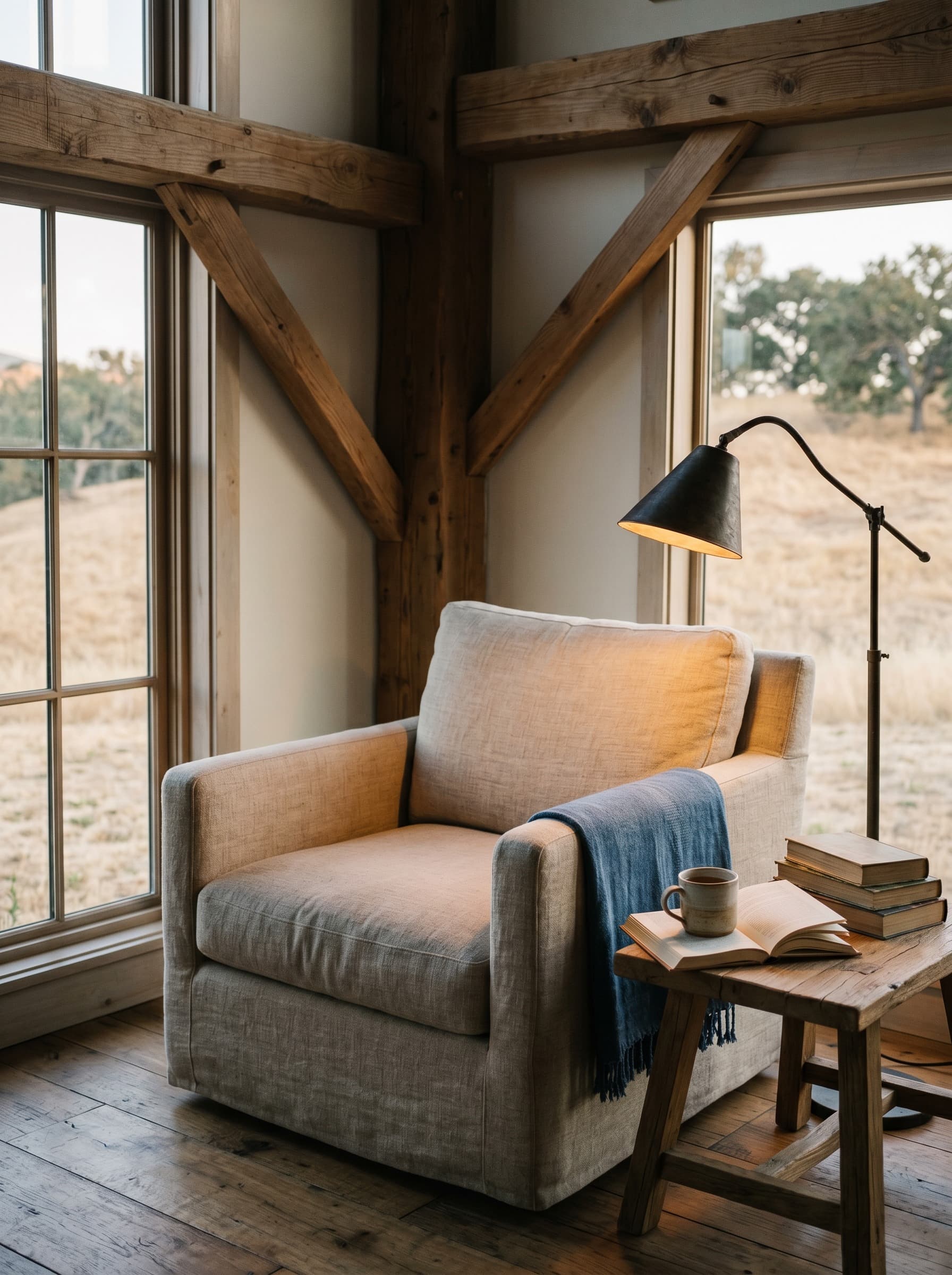 Los Olivos Farmstead — library