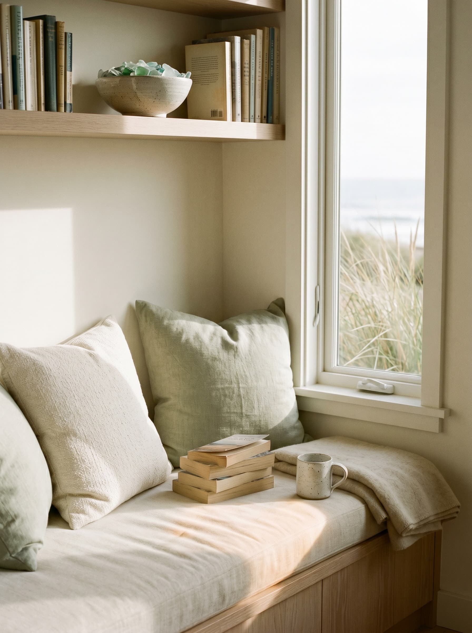 The Padaro Cottage — library