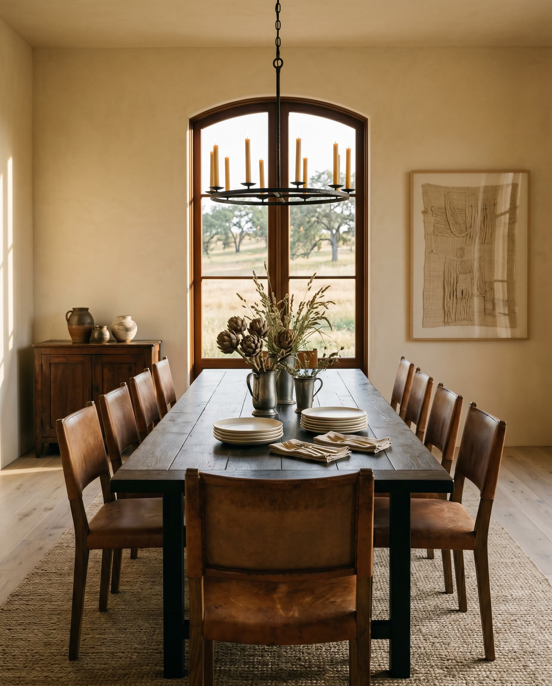 Vine Hill Estate, Santa Ynez Valley — dining room