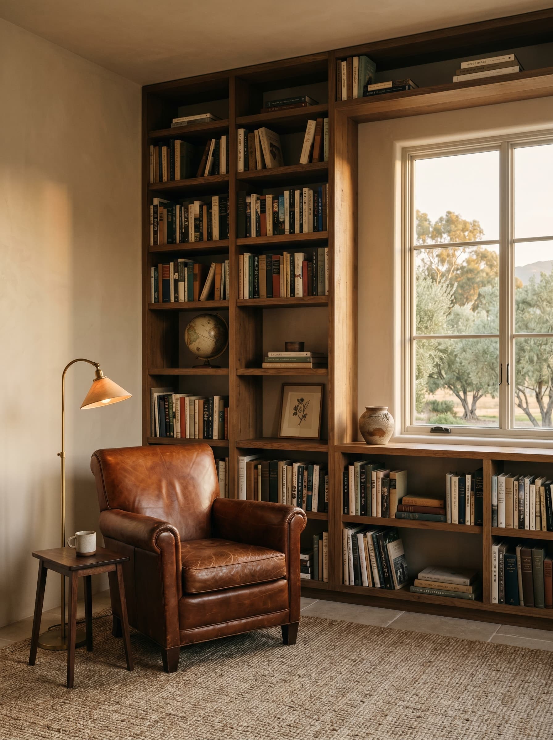 Casa de la Cresta — library
